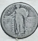 1926 S Standing Liberty Quarter 90% Silver Good Circulated Condition US Coin