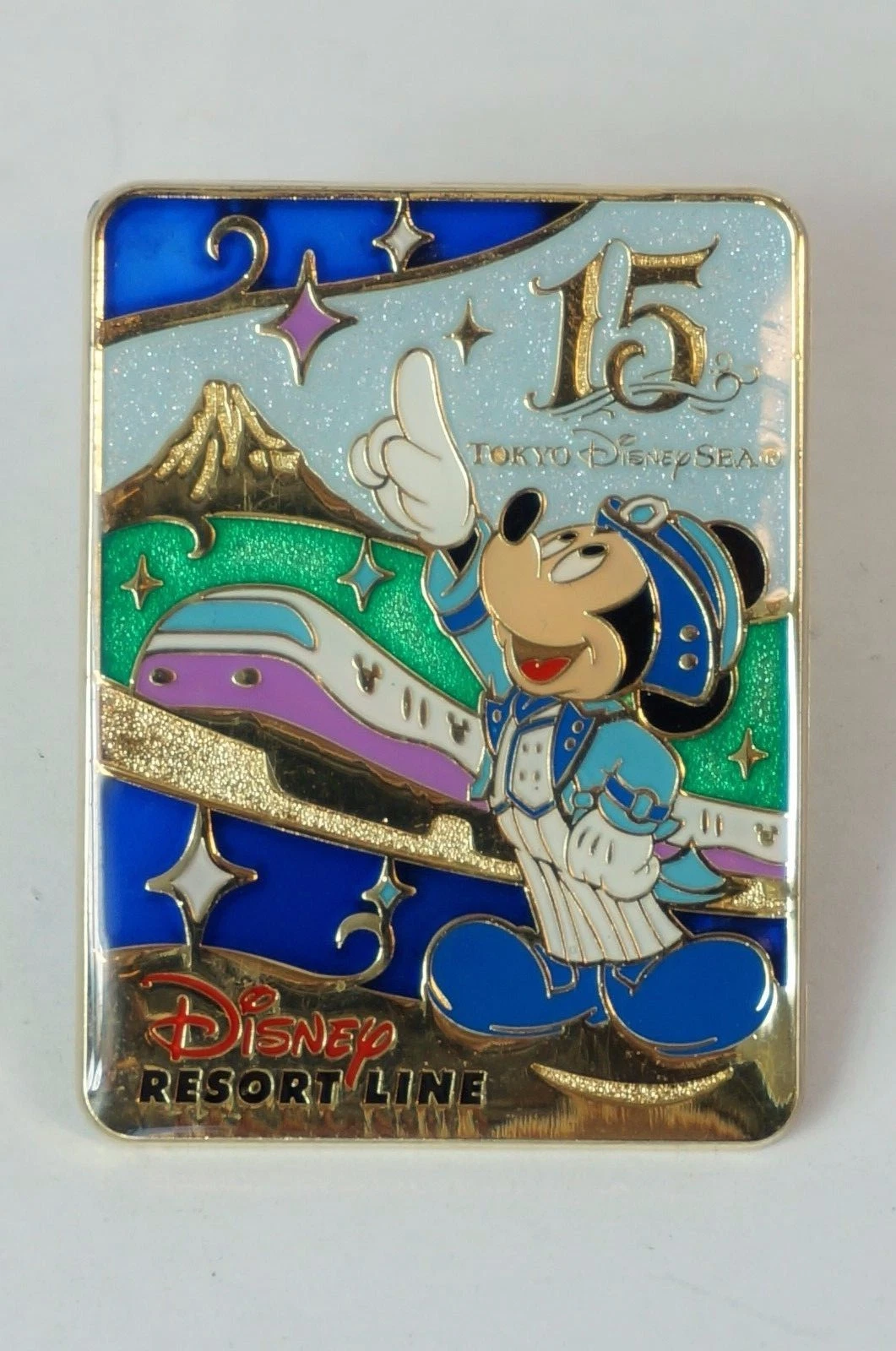 Tokyo Disney Resort RESORT LINE Limited Pin 2016 TDS 15th Anniversary TDR