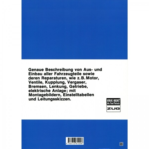 Thumbnail - Citroen Ln 07.1976 - 1978 Reparaturanleitung Bucheli Verlag