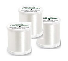 3er Set Beilaufgarn Madeira Elastik Garn No.40 200m elastisches Garn Stricken