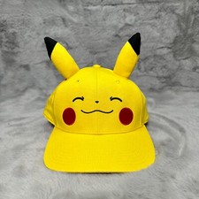 Pokeman Hat Cap Youth Adjustable Yellow Pikachu Gotta Catch Them All
