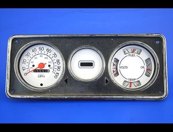 Medidores de cara blanca para Chevrolet P30 1974-1990 Step-Van Foto 2 de 4