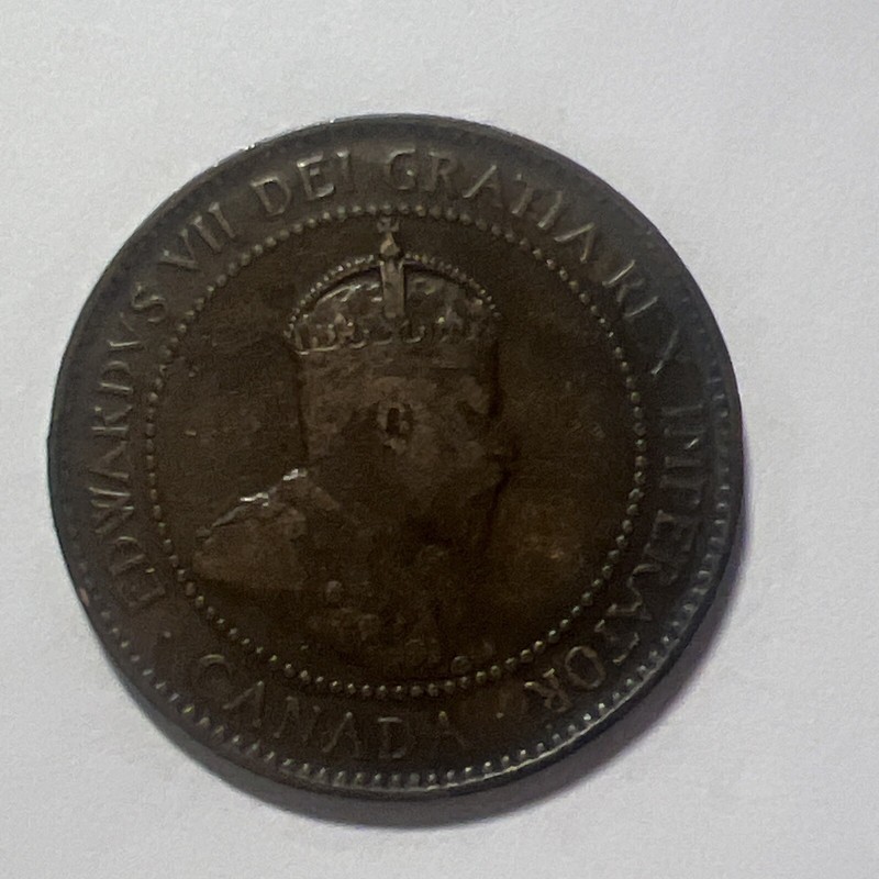 1907 Canada Large Cent  Edward VII Shipped In envelope without tracking