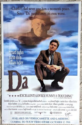 Da Video Movie Poster 1988 25X39 Rolled 1 Sheet Martin Sheen