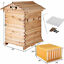 thumbnail 3  - 7X Auto Honey Hive Beehive Flow Frames+20&#034;x16&#034;x27&#034;Super Brood Beekeeping Box