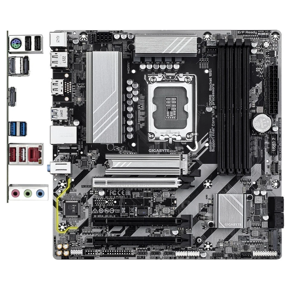 PC Computer Intel Ultra 5 245K 14 Core - Ram 16 GB DDR5 - USB 3.2 - Card reader - Immagine 3 di 3