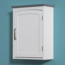 Bathroom Wall Cabinet 15 X 20 Inch Small Wall Cabinets Single Door Over Toilet M