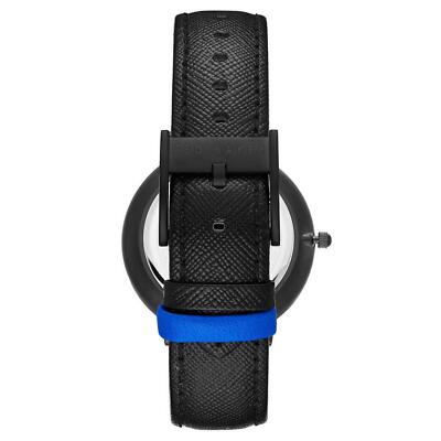 TED BAKER☆ サイズ0 NWT Ted Baker London TE50657002 Brad Black Leather Strap Watch