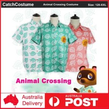 Animal Crossing Cosplay Costume Tom Nook Timmy Tommy Summer T-shirt Tops