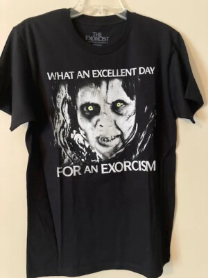 The Exorcist Regan What an Excellent Day for an Exorcism T-shirt UNUSED
