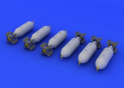 Eduard 672039 US 500lb Bombs Photo-Etch & Resin for 1/72 Aircraft Models