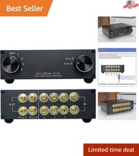 4-In-2-Out RCA Audio Signal Splitter  Construction, Easy Plug-and-Play