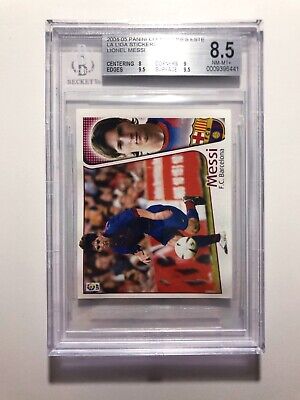 2004-05 Lionel Messi Panini Colecciones Este La Liga BGS8.5 2004-05 Lionel Messi Panini Colecciones Este La Liga BGS8.5