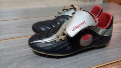 Vintage rare Football boots uhlsport MD HEEL SUPPORT  display picture 3