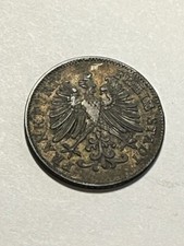 1848 German States/Frankfurt 6 Kreuzer/Billon/Dark VF #17851