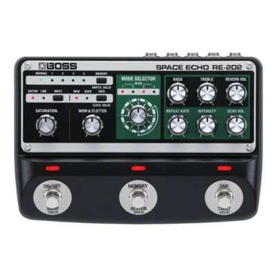 Boss RE-202 Space Echo Gitarren-Effekt-Pedal MIDI kompatibel Federhall Musik