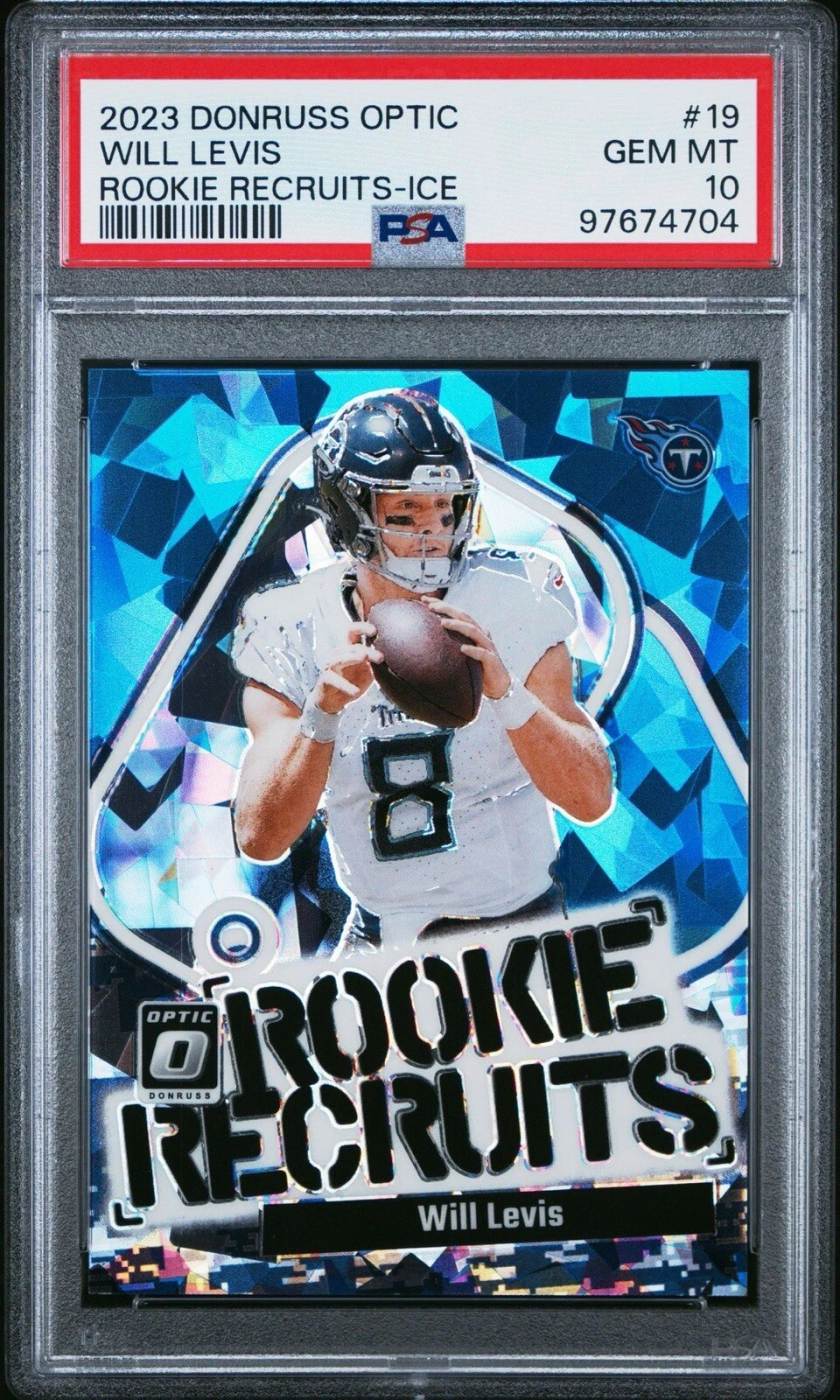 Will Levis Panini Donruss Optic Rookie Recruits #19 Ice