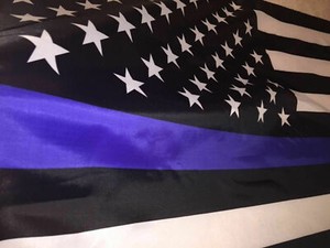 Blue Lives Matter Flags 3ft x 5ft thru 8ft x 12ft USA America Law ...