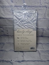 Beauty Sleep Satin Pillow Case 2pack 100 Polyester