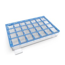 EZY DOSE Weekly 7Day Pill Organizer, Vitamin and Medicine Box, Medium Compart...