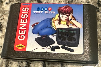 #ad 240p Test Suite Genesis Mega Drive $34.00