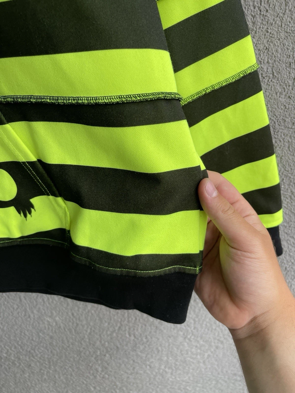 Alexander McQueen rara felpa con cappuccio uomo multicolore taglia M