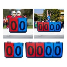 Flip Scoreboard Tabletop Score Flippers Scorekeeper Portable Sports Scoreboard