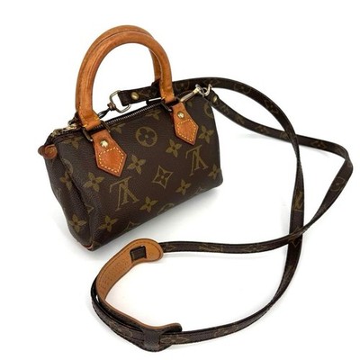 Louis Vuitton Mini Speedy M41534 TH0912 Brown Handbag 2Way Strap