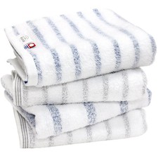 Special Sale Imabari Towel Certified Face Towels, hiorie Mist, Set of 4, Assort