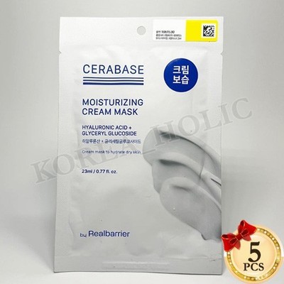 REAL BARRIERER Cerabase Moisturizing Cream Mask 23ml x 5EA Soothing Mask K-Be...