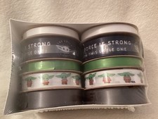 Baby Yoda Star Wars Offray Ribbon ~ NIB ~ 10 Spools (9 ft each) ~ 100% Polyester