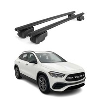 DachträGer GepäCkträGer FüR Mercedes GLA H247 2020-2026 ABE Alu Schwarz 2Tlg