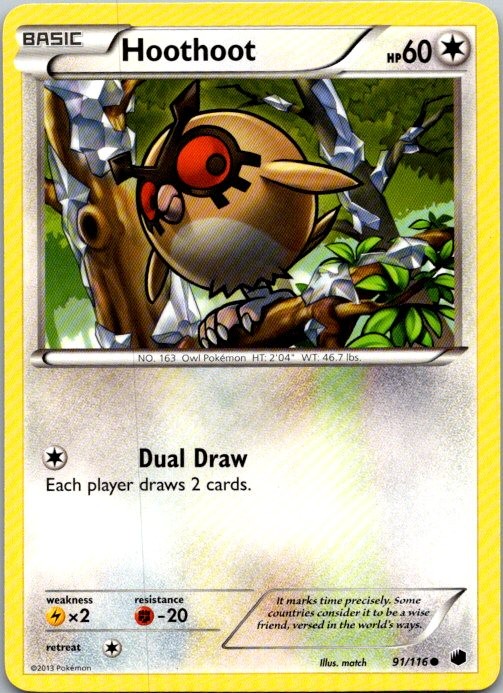 Hoothoot Common Plasma Freeze 91/116 NM