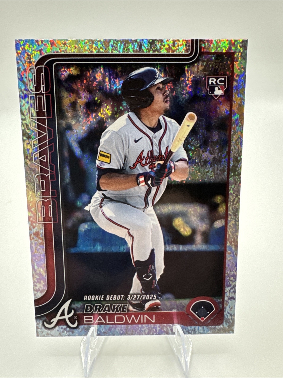2025 Topps Update Drake Baldwin #US113 Sandglitter Foil Braves RC