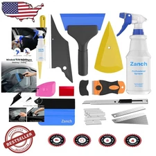 Car Window Tinting Tools - 25pc Kit, Spray Bottle, Squeegees, Pro Finish