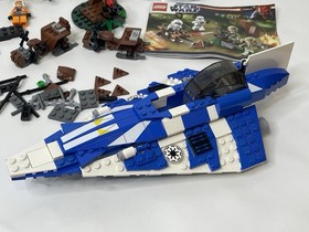 LEGO Star Wars Lot - Plo Koon Starfighter, Battle Packs, 4 Planets, Peridea Etc.