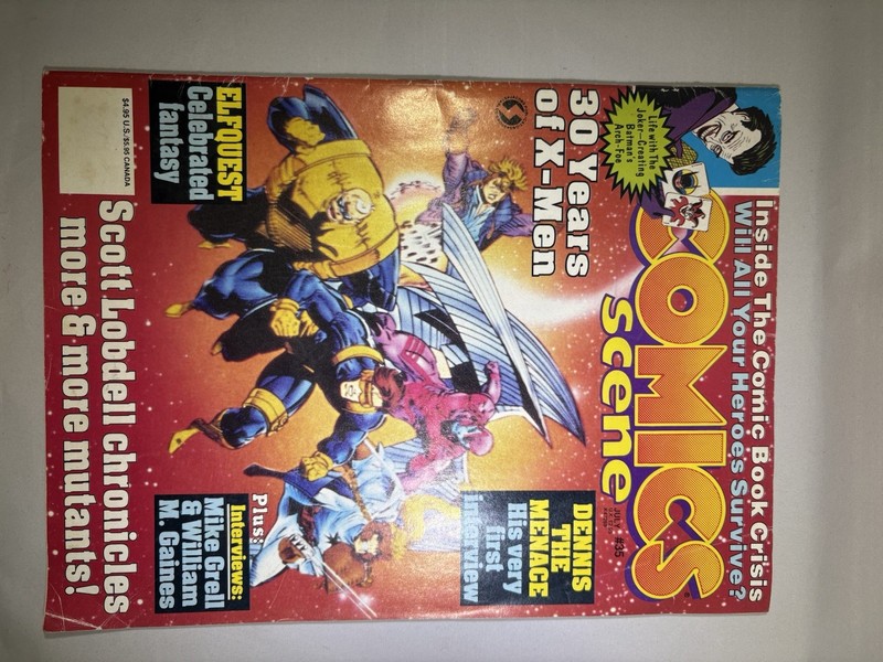 Comics Scene #35 Oct 1993 X-Men Interviews Starlog Press English Comics