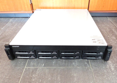 QNAP TS-879U-RP 8-Bay NAS System Intel i3-3220 4GB DDR3 ohne Festplatten #1 B