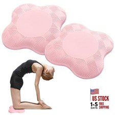 2 packs Yoga Knee Pad Mats Extra Thick for Knees Elbows Wrist Hands Head Pink