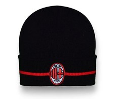 Berretto AC Milan Ufficiale nero/rosso con stemma ACM 1899 - 2023004