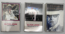 Lot of 3 Elton John Cassette Tapes Greatest Hits  Classic Elton John