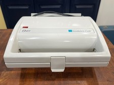 Parrilla eléctrica para sandwichera Oster Designer #714-20 blanca vintage 1989