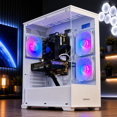 Custom Build ARGB Desktop i7 PC 32 GB RAM 1TB SSD RTX 5060 Win11 GAMING READY