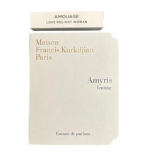 MFK Amyris Femme Extrait 2ml + Amouage Love Delight Woman 2ml Luxury Duo New