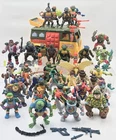 Vtg Original TMNT Action Figure (33)  Vehicle (2) + Accessories Lot