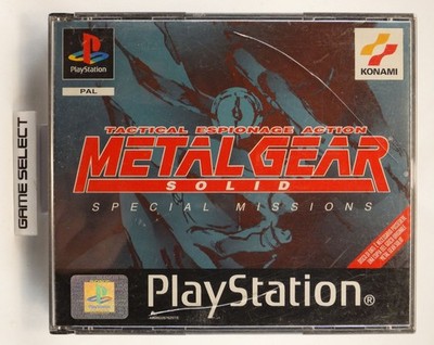 METAL GEAR SOLID SPECIAL MISSIONS PLAYSTATION 1 2 3 PS1 PS2 PS3 PAL ITA ITALIAN