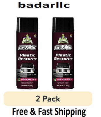 #ad Cristal Products GX 3 Plastic Restorer 2 pack $8.92