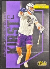 2025 PREMIER LACROSSE LEAGUE PLL CJ KIRST HIGHLY ANTICIPATED YELLOW RC #37/50!
