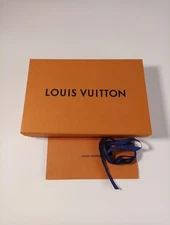 LOUIS VUITTON AUTHENTIC GIFT STORAGE EMPTY BOX & RIBBON 12"x8"x2”