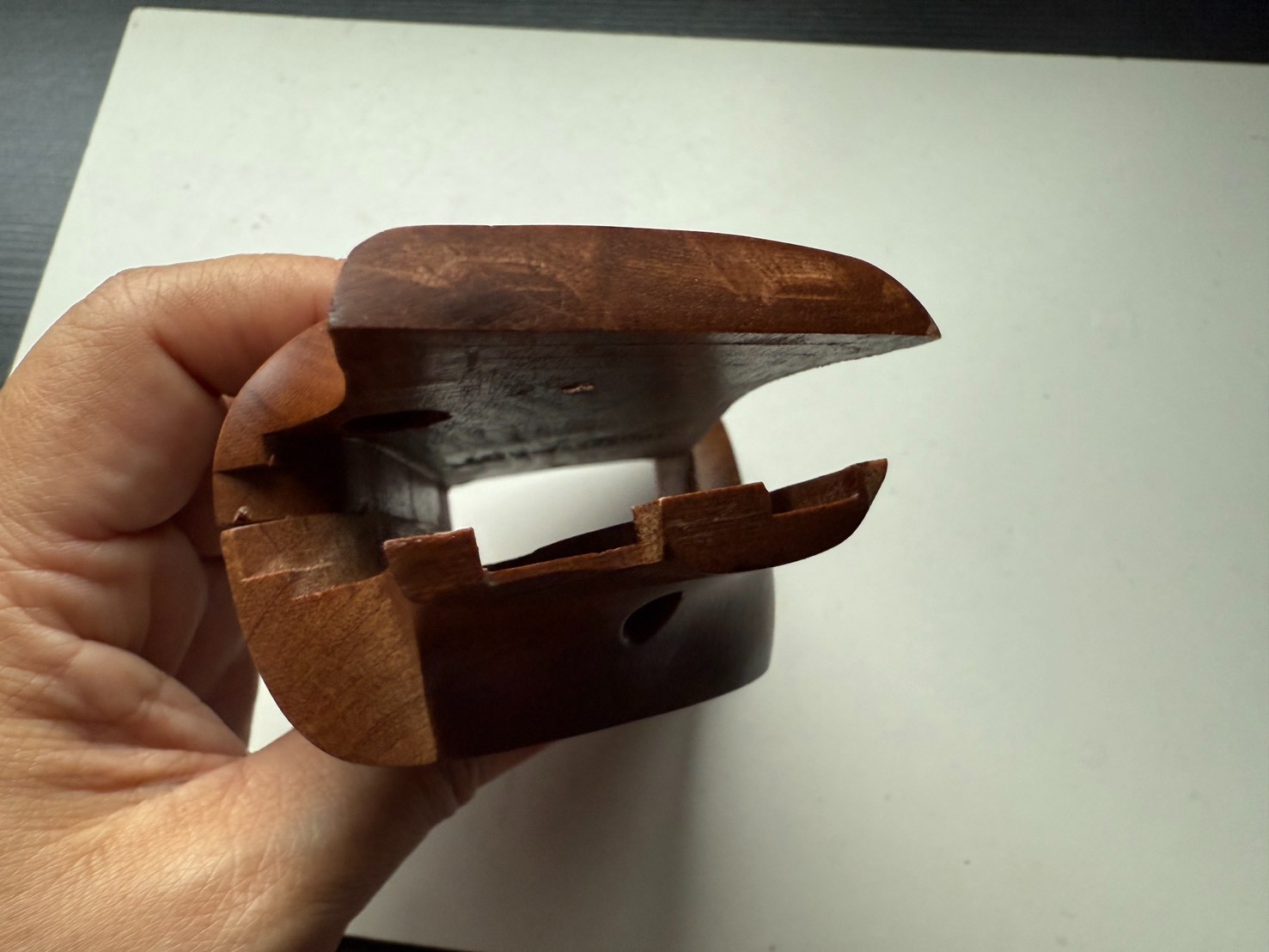 New Handcrafted Padauk Wood Grips for Ruger Mark II (ONLY), Right-Handed